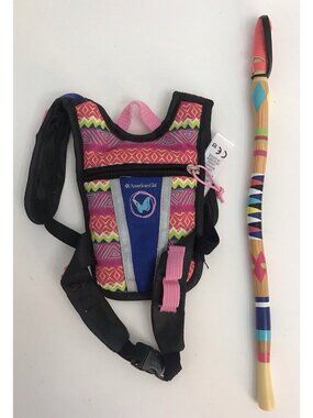 American Girl Lea's Hike Accessories Hiking Rainforest Gear Backpack/Stick